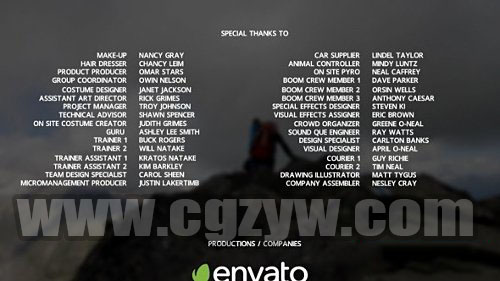 AE模板-电影 影视 片头片尾字幕展示 免费下载