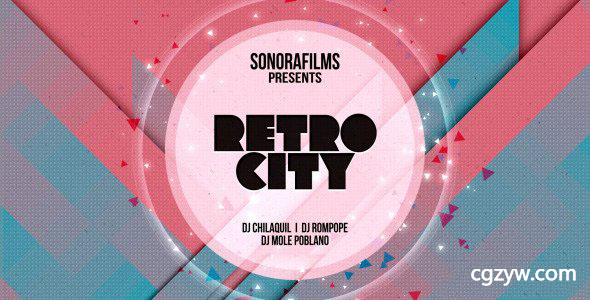 AE模板-时尚复古图像快速切换品牌宣传栏目包装图文展示