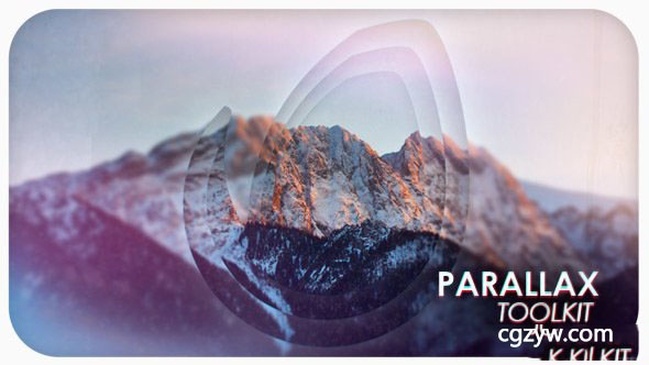 AE模板-三维空间公司企业图片展示开场自定义视差宣传工具包