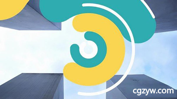 AE模板-MG动画元素转换公司企业宣传视频开场幻灯片展示