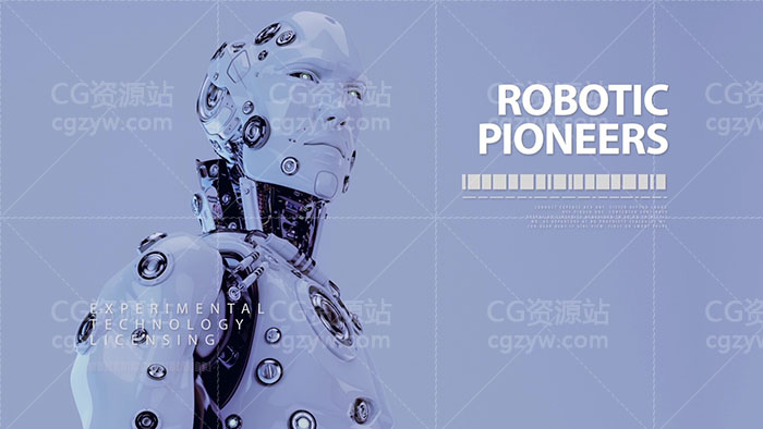 AE模板-现代未来高科技企业技术数字智能化UI界面信息图宣传片头