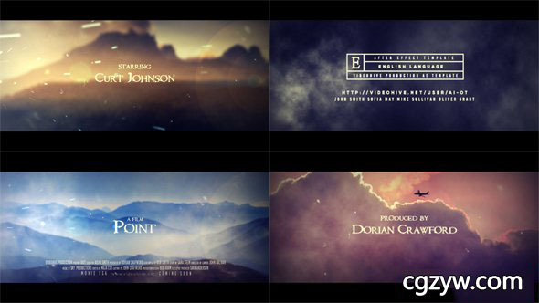 AE模板-震撼动作电影史诗文字图片开场展示片头 免费下载