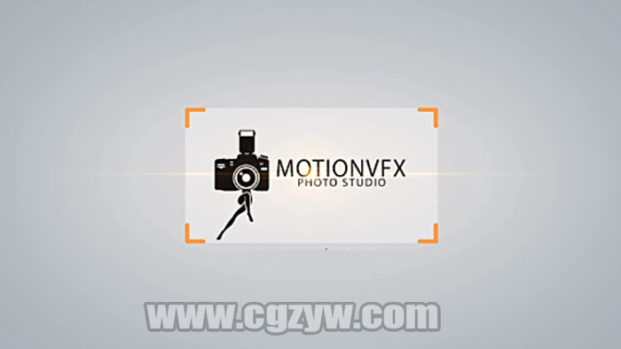 AE模板-取景框对焦LOGO片头 Photo Frame Logo  免费下载