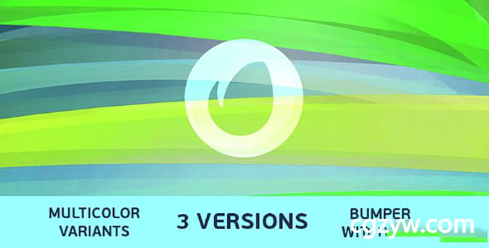 AE模板-3D样条环绕Logo动画片头 Lines Logo Reveal 免费下载