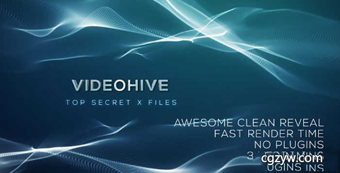 AE模板-Form粒子优雅简洁演绎标志动画Logo开场 Elegant Fast Logo 免费下载