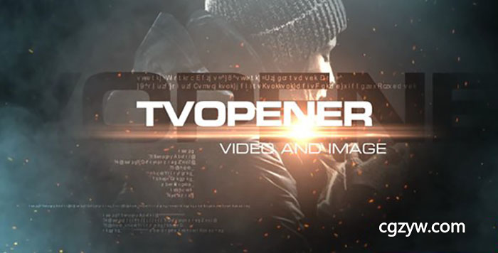 AE模板-震撼大气火星粒子史诗电影动作大片预告片头logo开场