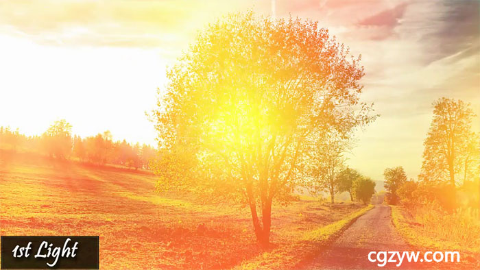 视频素材-8组彩色炫光转场素材Light Leaks Transition 免费下载