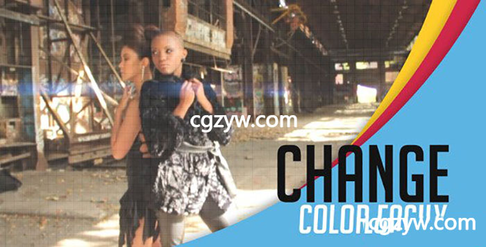 AE模板-绚丽弧条形切换转场字幕遮罩幻灯片宣传预告片 Fashion Promo 免费下载