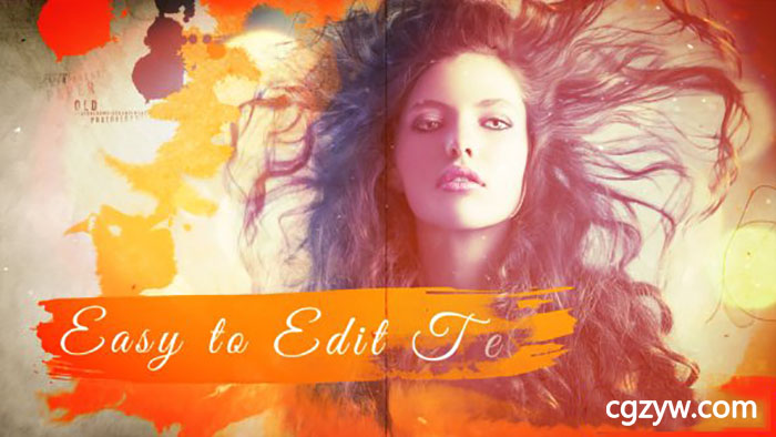 AE模板-中国风水墨笔刷时尚大气震撼开场 Ink Opener 免费下载