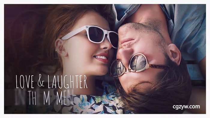 AE模板-唯美图形文字展示开场介绍 Sentimental Slideshow 免费下载