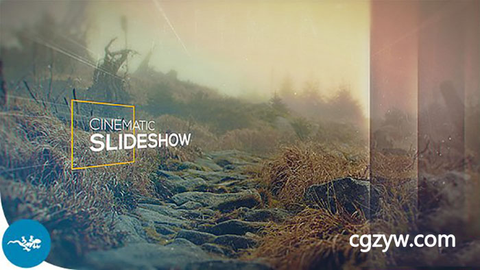 AE模板-简洁风景照片幻灯片展示片头 Cinematic Slideshow 免费下载