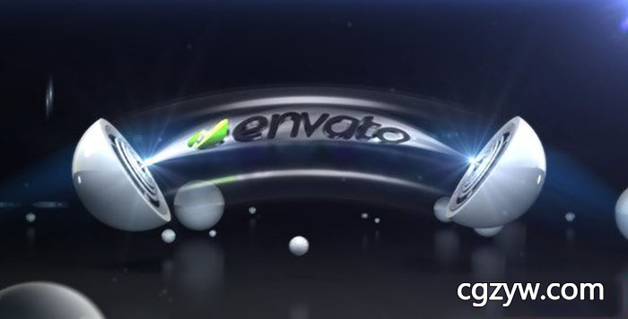 AE模板-动力球引力小球Logo展示 Power Ball Logo Reveal 免费下载