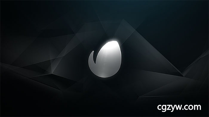 AE模版 三款背景创意铂金标志标题三维logo演绎 免费下载