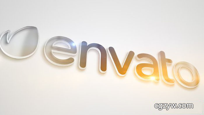 AE模板-简洁干净公司企业三维Logo标志展示 Quick Clean Bling Logo  免费下载