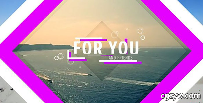 AE模板-时尚酷炫滑块分屏夏天假日旅游视频开场 Hot Summer 免费下载