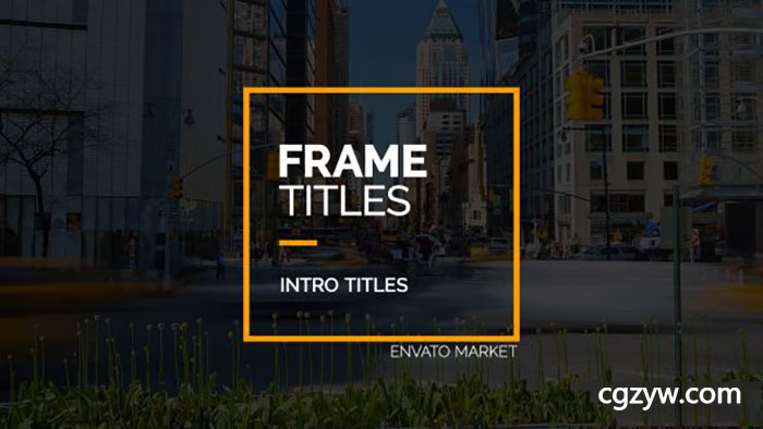 AE模板-16组优雅时尚字幕条框标题动画风景旅游介绍片头 Frame Titles 免费下载