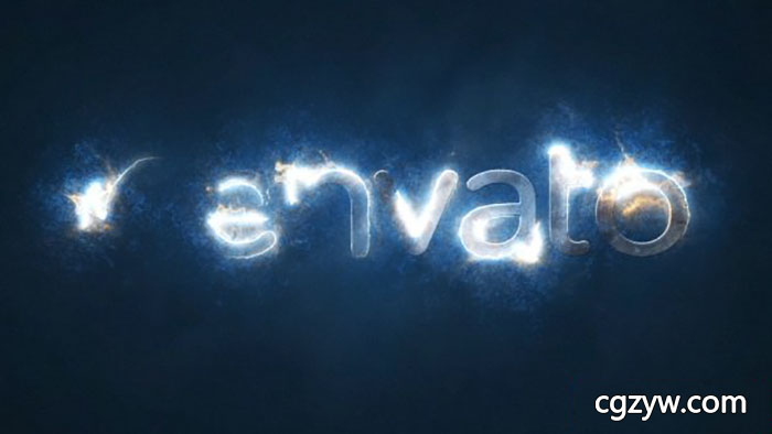 AE模板-4KSaber描边暴风雨闪电光线粒子路径动画Logo展示 Electric Storm Light Logo 免费下载