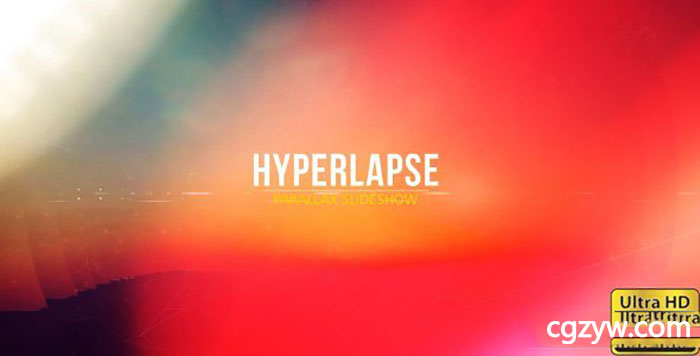 AE模板-4K三维视差图片穿梭大气粒子片头开场 Hyperlapse Parallax Slideshow 免费下载