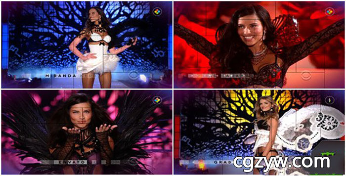 AE模板-时尚闪烁性感内衣美女时装秀包装宣传片头 Trendy Fashion 免费下载