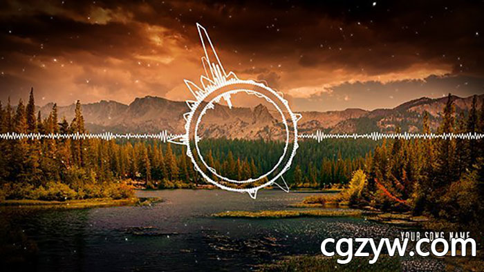 AE模板-18组音频音乐波形可视化音乐均衡器 Clean Audio Spectrum Music Visualizer 免费下载