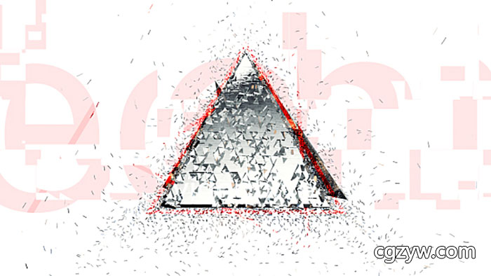 AE模板-科幻风格碎片粒子躁动Logo展示 Transformed Glitch Logo 3 免费下载