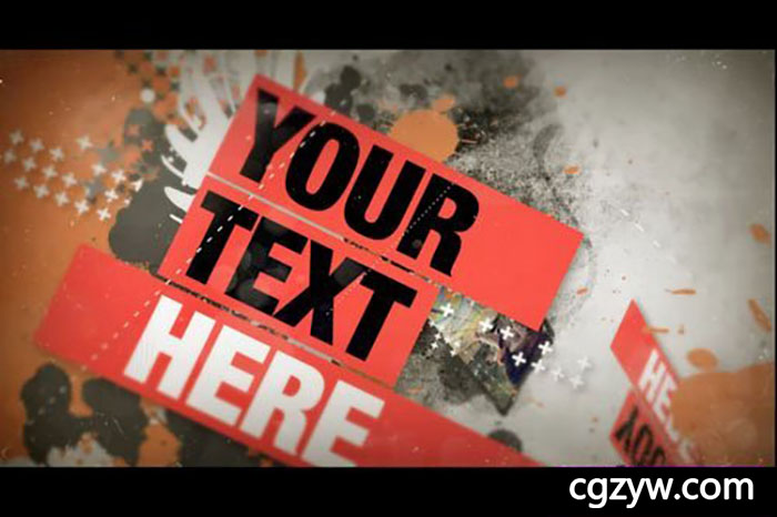 AE模板-涂鸦动感活力视频片头 MotionVFX Grunge Presentation 免费下载