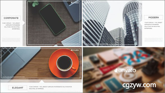 AE模板-干净简单企业品牌业务客户时间表宣传商品展示 Clean Promo 免费下载