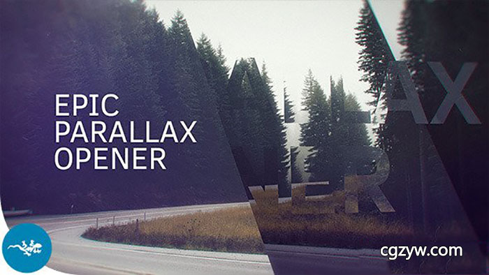 AE模板-大气多边形视差企业优雅图片展示片头 Epic Parallax Opener 免费下载