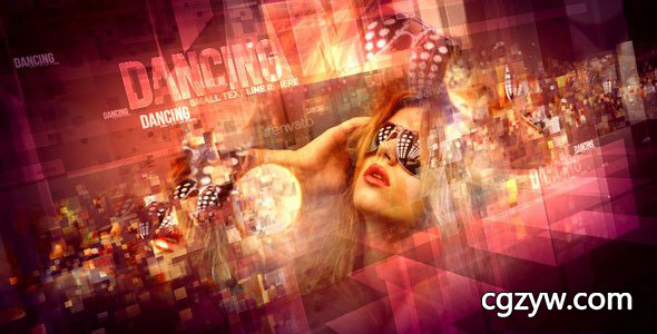 AE模板-派对之夜酒吧舞会聚会片头 Lets Dance 免费下载