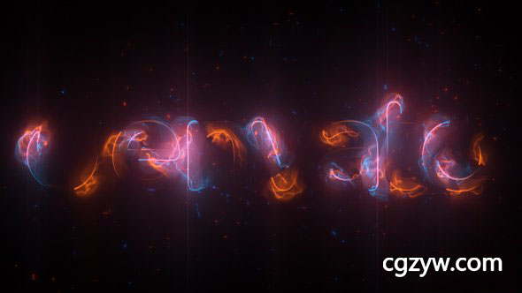 AE模板-Saber光线粒子能量路径描边Logo展示 Energy Logo 免费下载