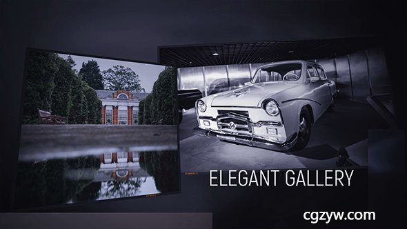 AE模板-优雅黑暗电影相册照片展示 Elegant Gallery 免费下载