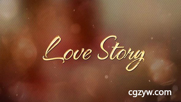 AE模板-复古婚礼家庭回忆爱情相册展示片头 Untold Love Story – Romantic Slideshow 免费下载