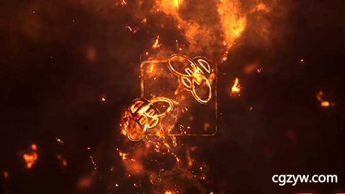 AE模板-5组火焰粒子Logo游戏片头展示 Logo Reveal Pack 3in1 Fire 免费下载