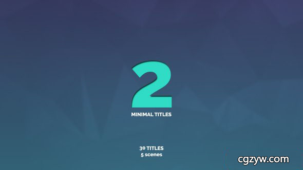 AE模板-35个简洁企业人名人名字幕条标题文字动画 Minimal Titles 免费下载