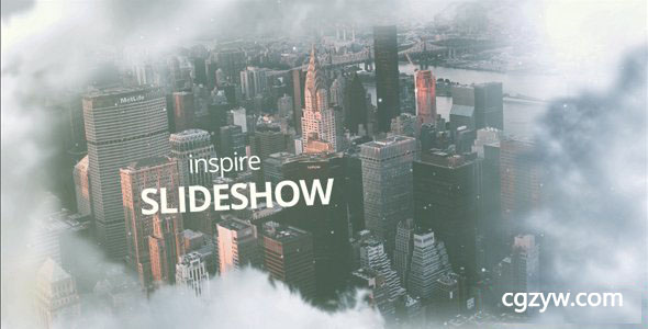 AE模板-优雅史诗企业云层穿梭文字标题图片视频宣传片头 Inspired by the Sky 免费下载