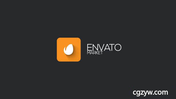 AE模板-简单标志演绎动画网络公司网站网页设计介绍logo片头 免费下载