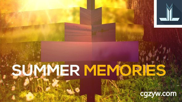 AE模板-旅行度假摄影企业动感宣传折叠翻转图片幻灯片展示 Summer Memories – Fast Opener 免费下载