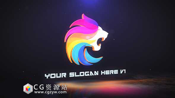 AE模板-大气彩色三维文字游戏电影开场片头Logo展示 Cinematic 3D Logo Reveal 免费下载