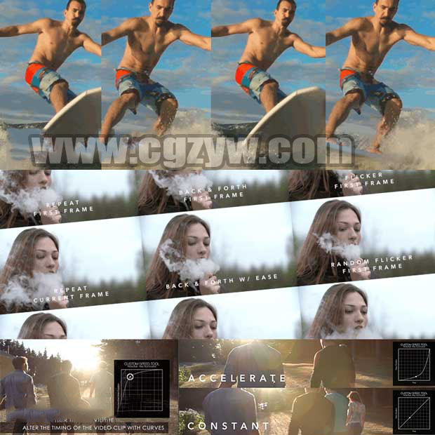 FCPX插件-视频快进快退鬼畜重复速度控制插件 ProScrub +视频教程