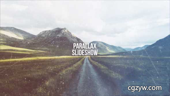 AE模板-三维视差文字图片视频片头 Parallax Slidewhow 免费下载