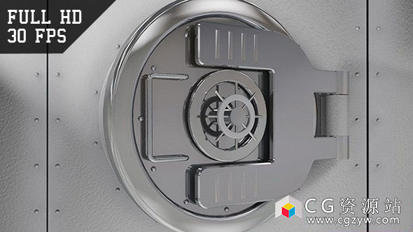 AE模板-金库保险柜开门动画 The Vault Safe Intro 免费下载