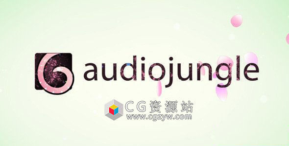 AE模板-简单标志花瓣叶子路径飘动Logo展示 Nature logo 免费下载