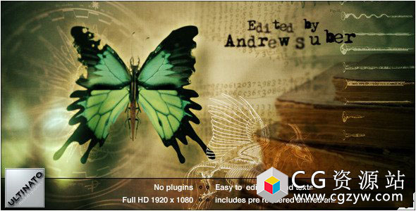 AE模板-科幻片头侦探犯罪神秘电影开场视频动画 Paranormal 免费下载