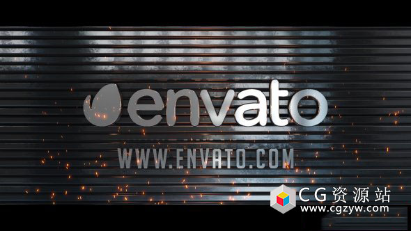 AE模板-E3D大气电影史诗3D金属标志文字片头 Epic 3D Metal Logo