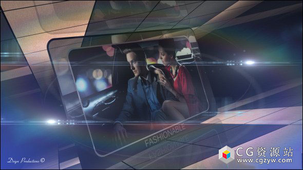 AE模板-时尚企业网站电视广播三维空间图片视频展示 Fashionable