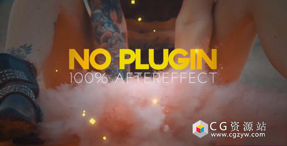 AE模板-文字遮罩标题幻灯片旅游度假视频片头展示 Minimal Slide Show 免费下载