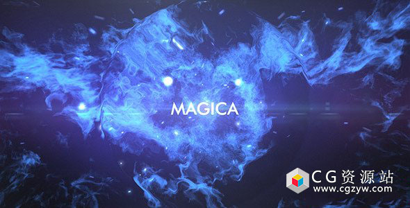 AE模板-公司企业介绍能量粒子爆炸Logo展示 Magica 免费下载