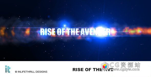 AE模板-电影史诗火焰光线文字标展示片头 Rise of the avenger – Epic trailer v3 免费下载