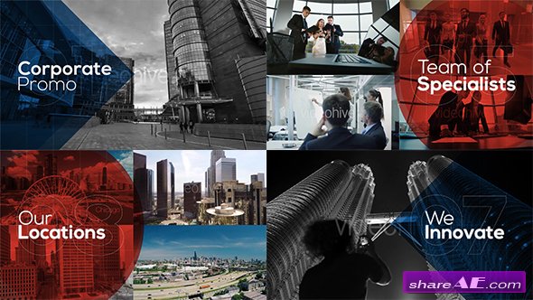 AE模板-企业商务合作宣传片视频片头包装 Business – Corporate Promo 免费下载