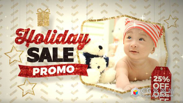 AE模板-电子商务商品促销悬挂照片图片宣传 Holiday Sale Promo 免费下载
